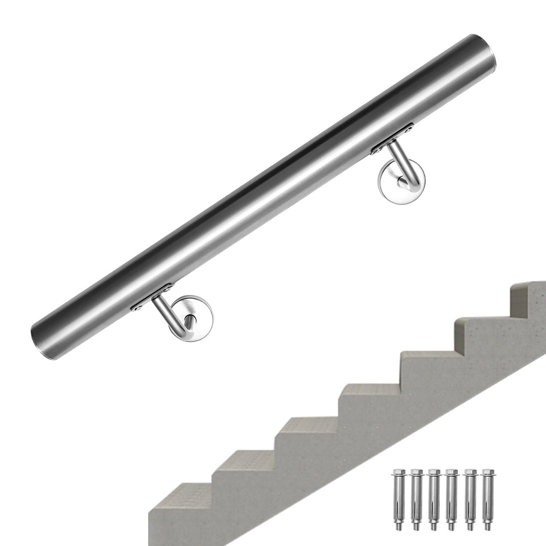Lospitch Treppengeländer Edelstahl Handlauf Geländer Wandhandlauf Wand Treppe für Innen & Aussen ink