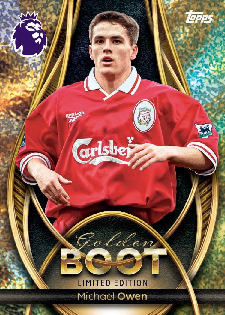Topps Premier League 2026 - Debüt Edition - Golden Boot Tin - enthält 57 Karten, darunter 7 exklusiv