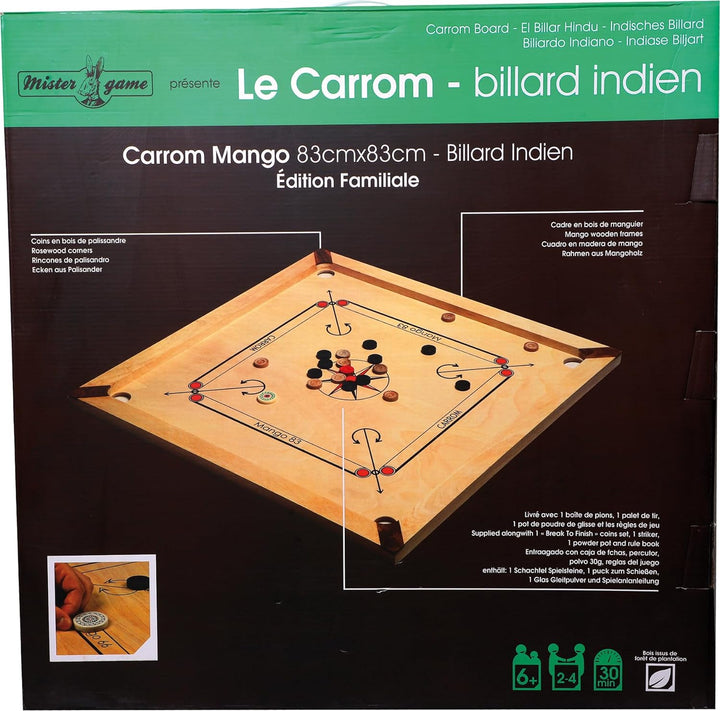 weiblespiele 04144 - Carrom Mango 83, Turnierausführung 83 cm, 83 cm