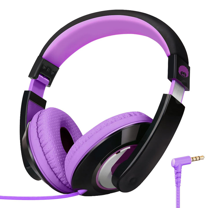 RockPapa Comfort Kinder Kopfhörer für Schule Jungen, Kopfhörer Kinder mit Kabel, Einstellbar, Stereo