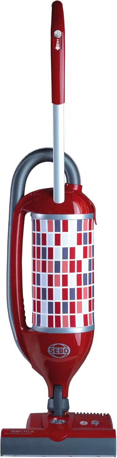 Sebo Felix 1 Premium Rosso Bürststaubsauger, Kunststoff, Rot/Grau Rot / Grau, Rot / Grau