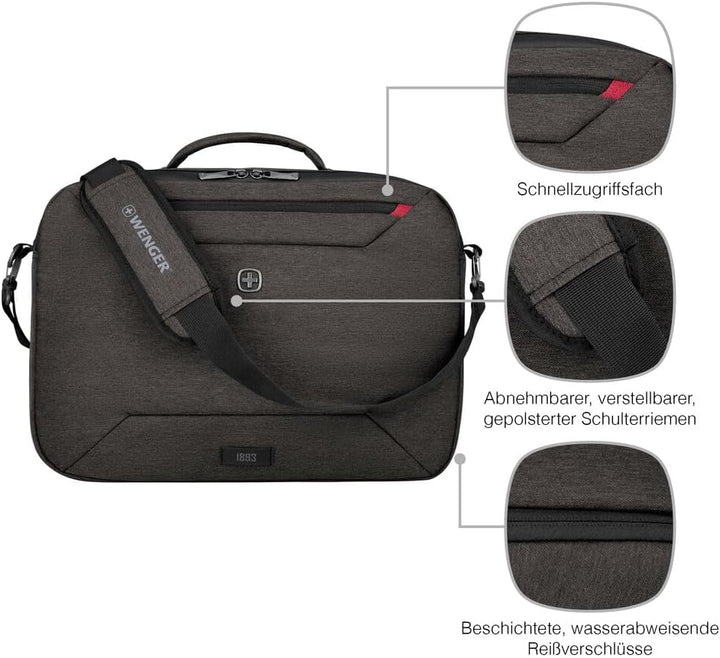 WENGER Laptop-Rucksack mit Tablet-Fach, Notebook bis 16 Zoll, Tablet bis 10 Zoll, Organizer, Damen H