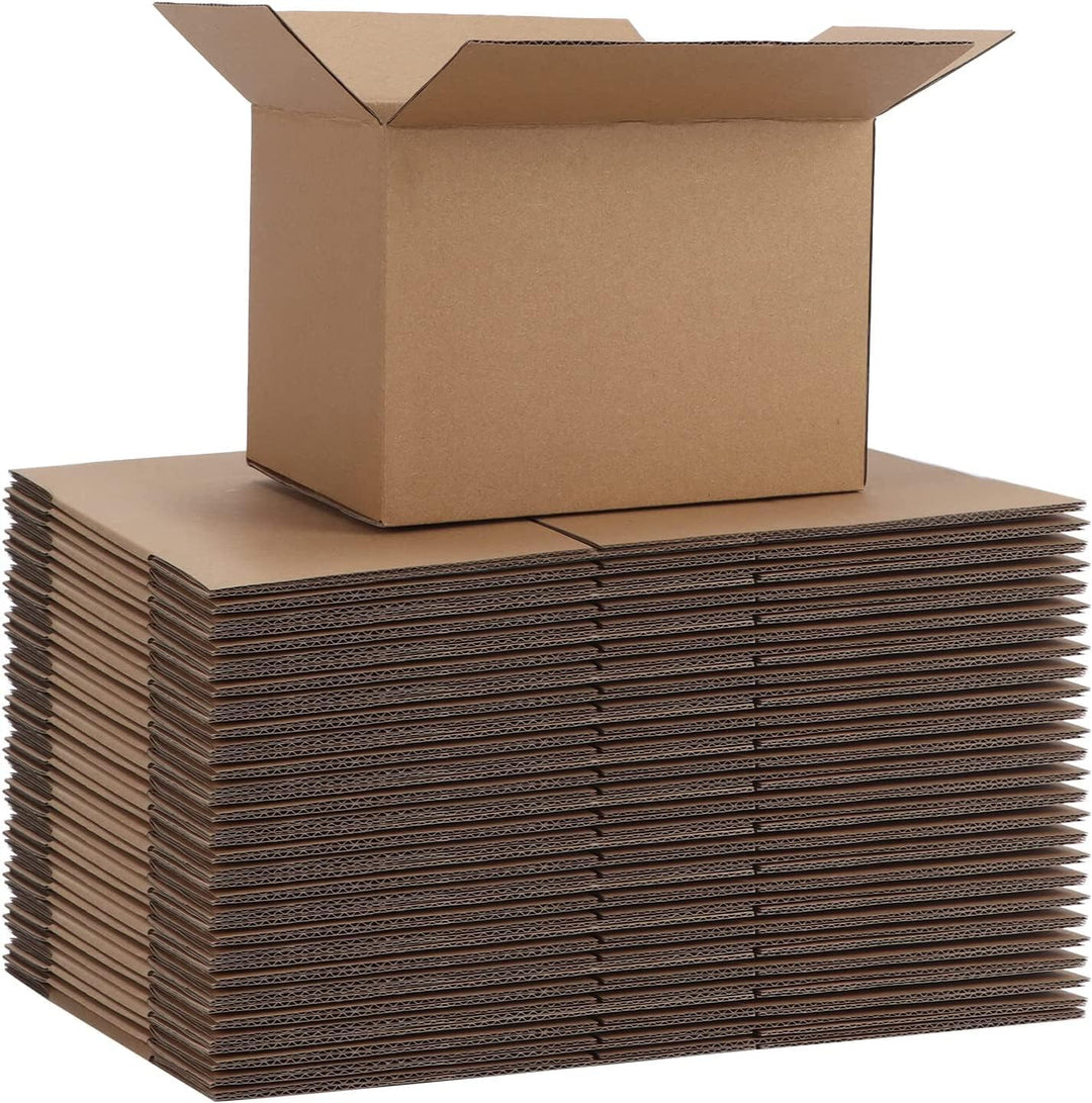HORLIMER 40 Stück Faltkartons Versandkartons 178x127x127 mm, Stabile Kleine Kartons aus Wellpappe fü