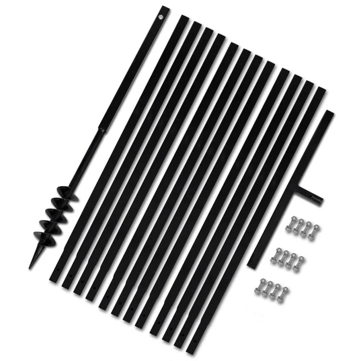 WIFESE Erdbohrer mit Griff 80 mm Verlängerungsrohr 13 m Bohrer Benzin Erdbohrer für Bohrmaschine Bod