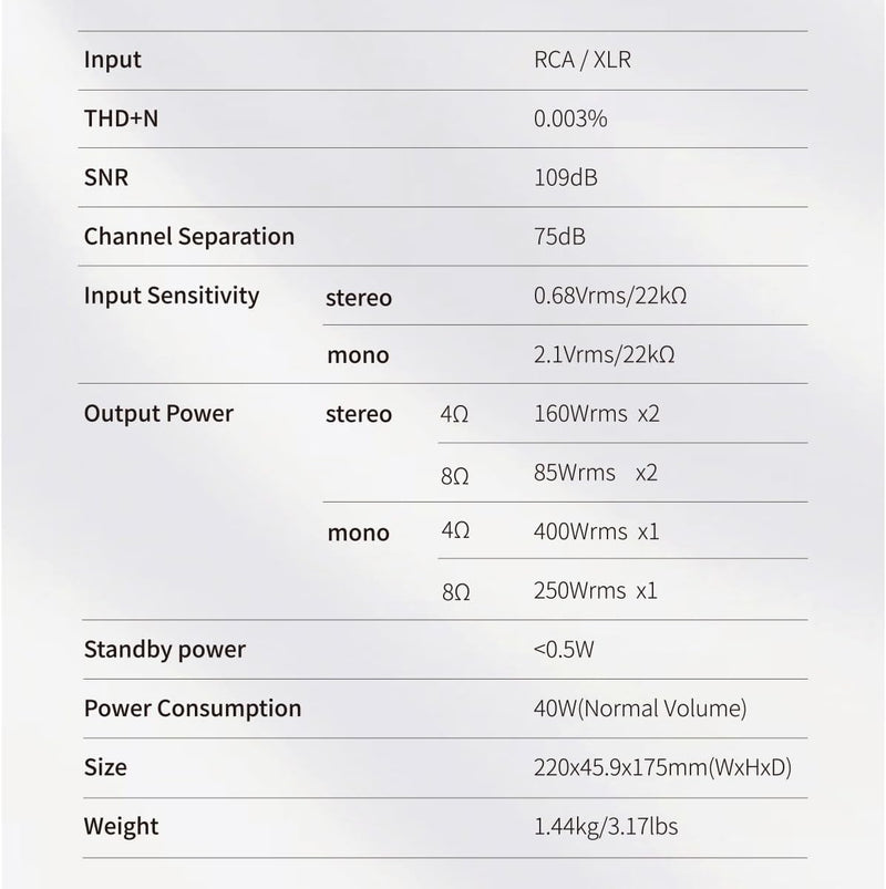 SMSL VMV PA200 Power Amplifier infineon&