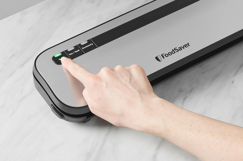 FoodSaver Space Saving Vacuum Sealer Machine | hält Essen bis zu 5-mal länger frisch* | spart 50 % m