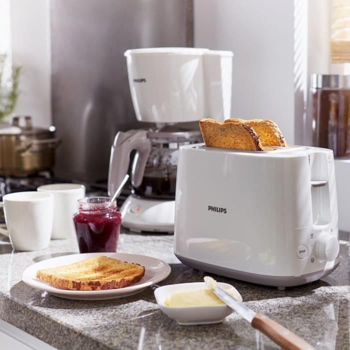 PHILIPS HD2581 / 00 Toaster - 2 Steckplätze - 830 W - Weiss