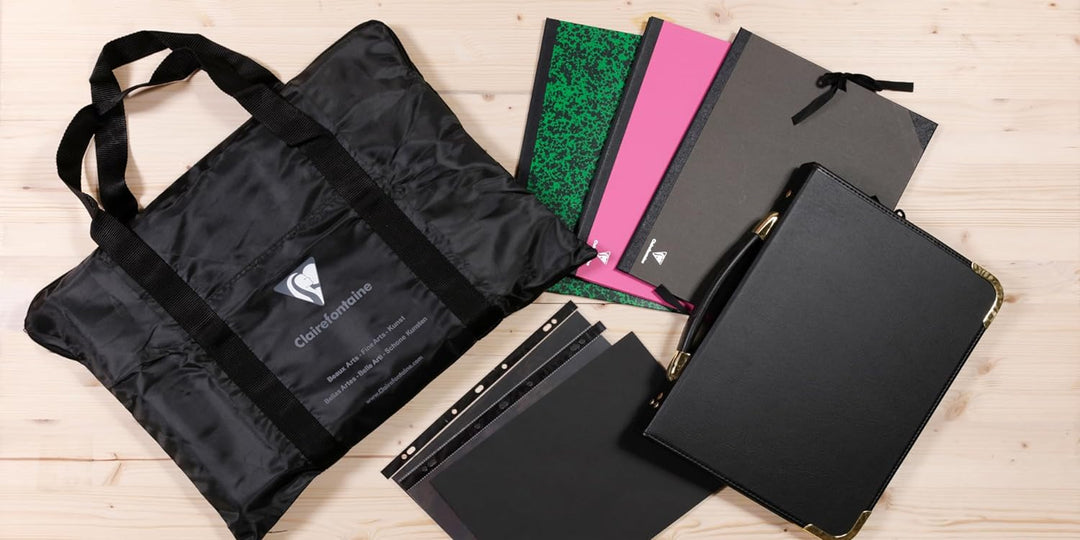 Clairefontaine 93244C Annonay Zeichenmappe (ohne Klappen, Rücken 30 mm, innen: 50 x 70 cm, aussen: 5