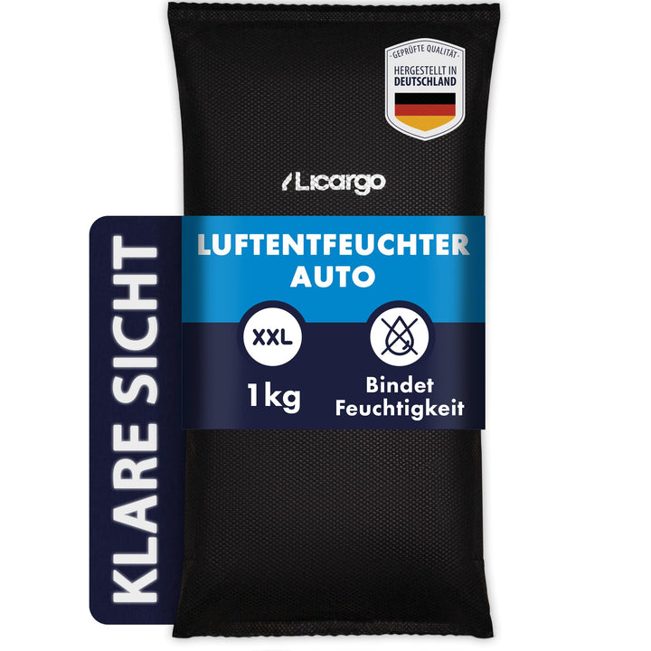 LICARGO Luftentfeuchter (1kg) - Auto Entfeuchter gegen beschlagene Autoscheiben - wiederverwendbarer