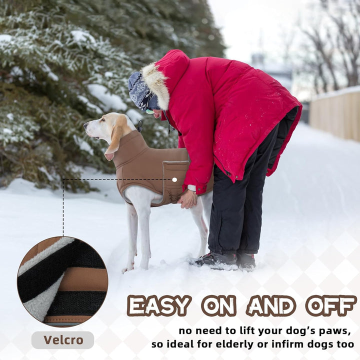 Hundemantel, Wattierend Winterjacke Geschirröffnung, Warme Wintermantel Gefüttert Kleidung Mantel fü