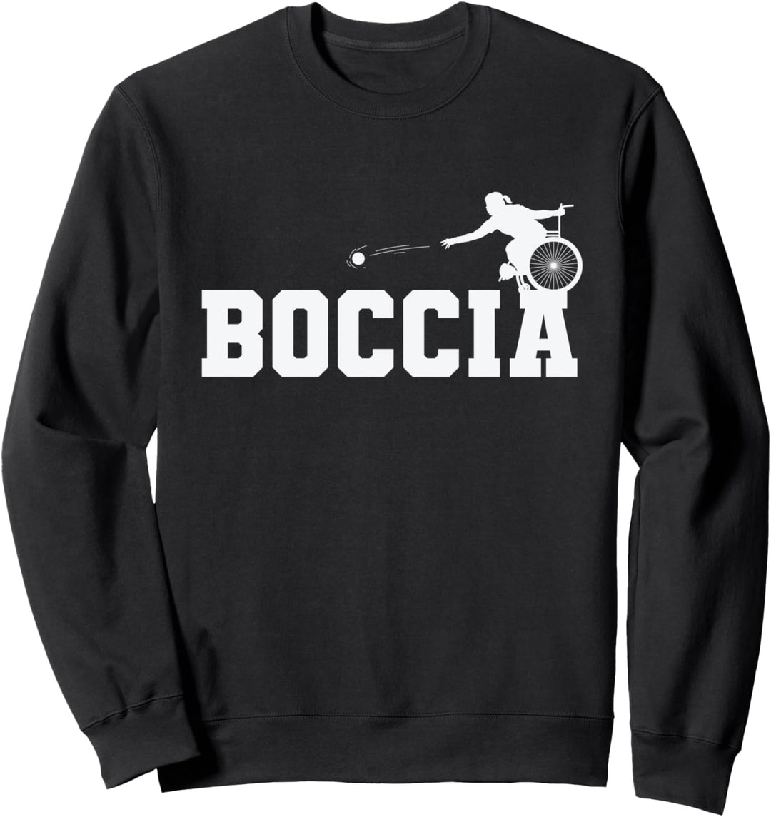 Boccia im Rollstuhl Sweatshirt