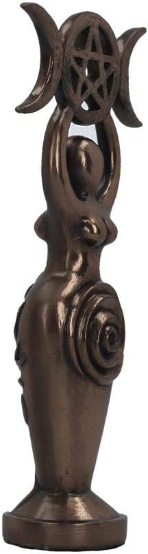 Nemesis Now Dekofigur Triple Goddess Idol, 25 cm, bronzefarben