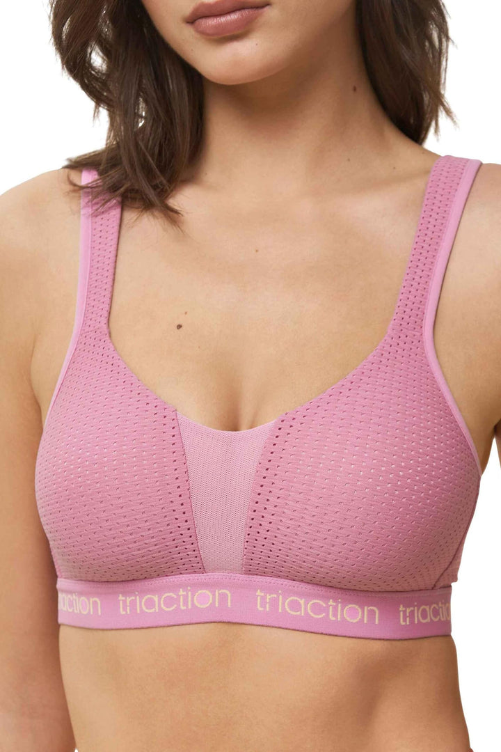 Triumph Damen Triaction Energy Lite N EX Sport BH ohne Bügel Orchid 75C, Sport BH ohne Bügel Orchid