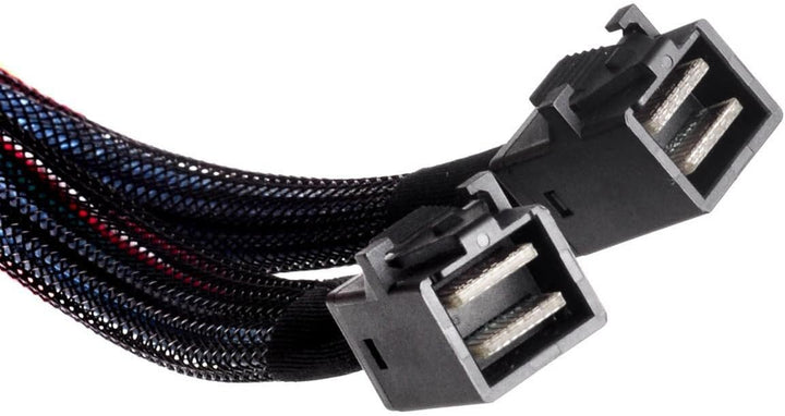 SilverStone SST-CPS04 - Internes Mini SAS HD Kabel mit beidseitigen SFF8643 Steckern, unterstützt SA
