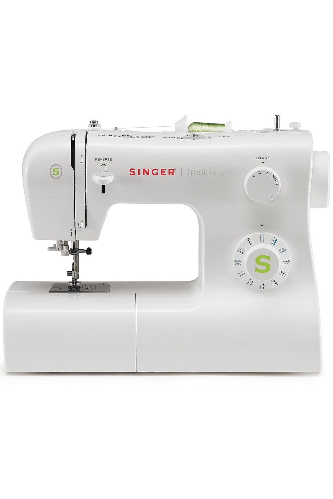 Singer Tradition 2273 Freiarm-Nutzstich-Nähmaschine, 23 Nähprogramme, Weiss