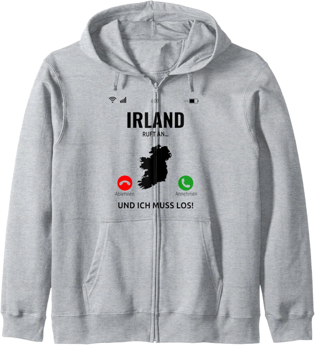 Irland Ruft An Design Ireland Urlaub Irland Kapuzenjacke