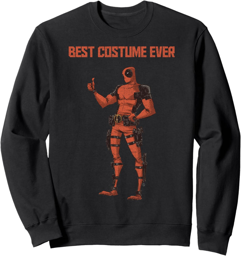 Marvel Deadpool Best Costume Ever Portrait Sweatshirt