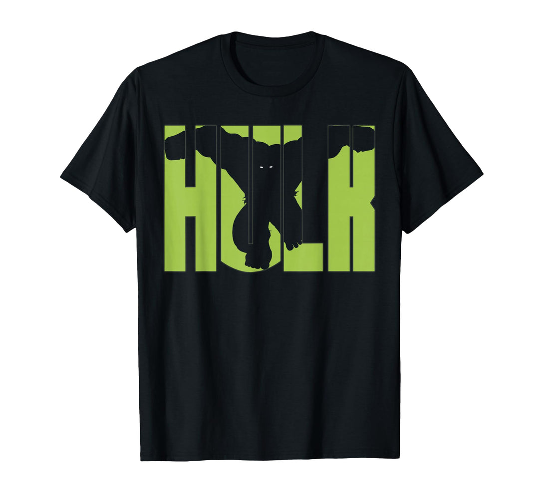 Mens Marvel Incredible Hulk Typographic Smash Graphic T-Shirt Medium Heather Blue