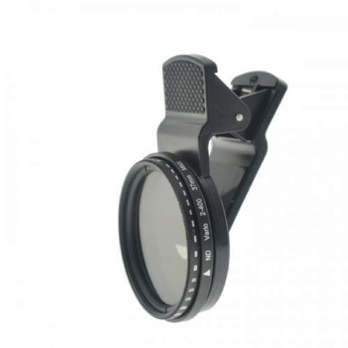 System-S ND Vario Filter 37 mm Neutraldichtefilter Graufilter mit Clip für Smartphone, Vario