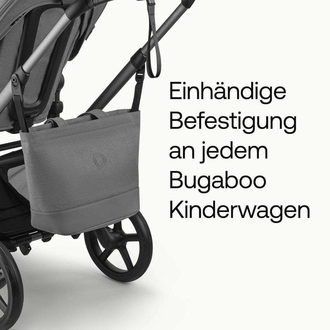 Bugaboo Wickeltasche, Windeltasche mit leicht zugänglichen Fächern, isoliertem Flaschenhalter, Wicke
