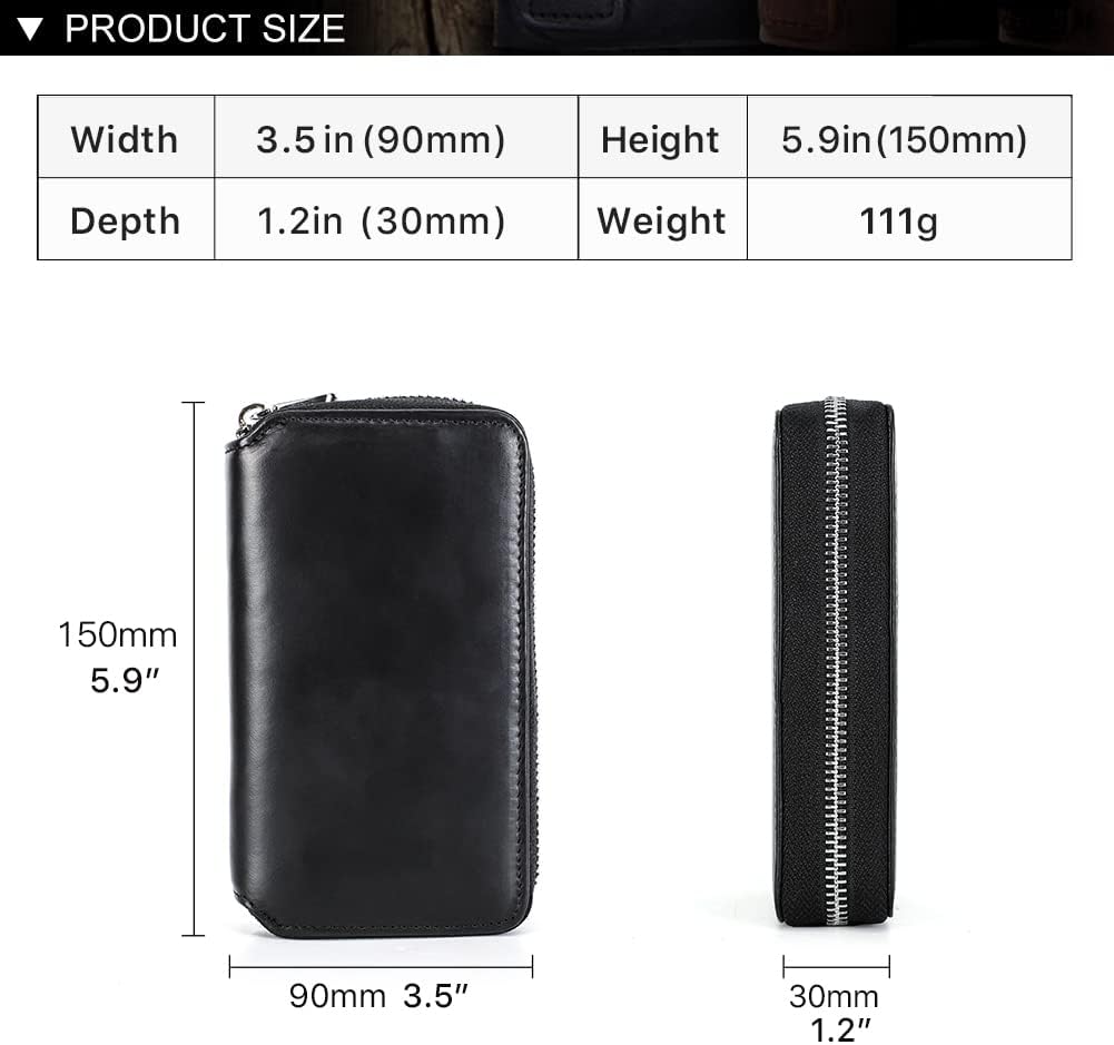 Hiram Uhr Travel Case für 2 Uhren Handgemachte Leder Uhren Aufbewahrungsbox Tragbare Uhr Reise Organ