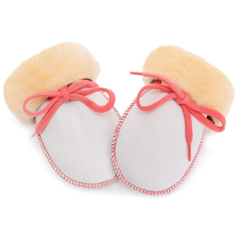Niedliche Baby Lammfell-Fäustlinge von CHRIST - Unisex (für Jungen, Mädchen, Kleinkind, Kinder bis 1