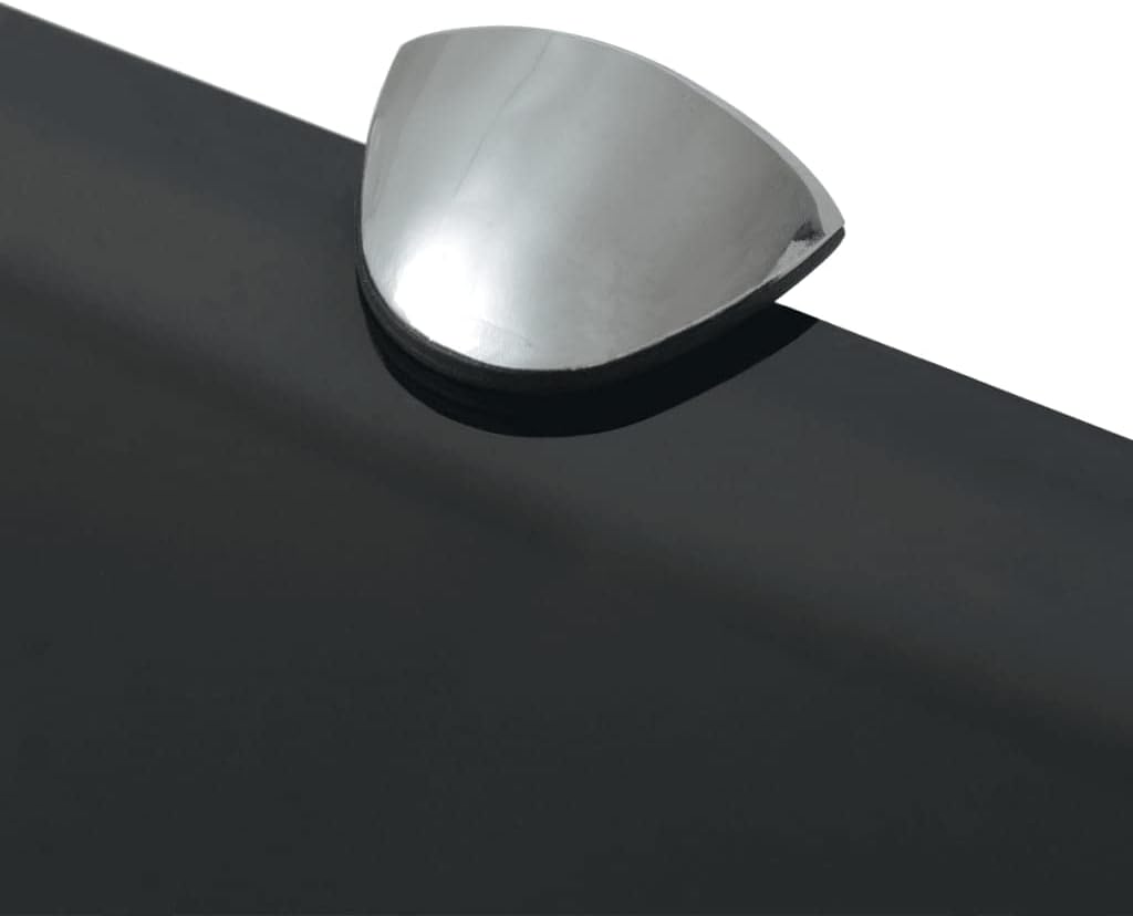 WIFESE 2 Stück Schwebende Regale 50x10x0,8 cm Ablagen Bad Regal Regal Glas Schwebend für Wohnzimmer