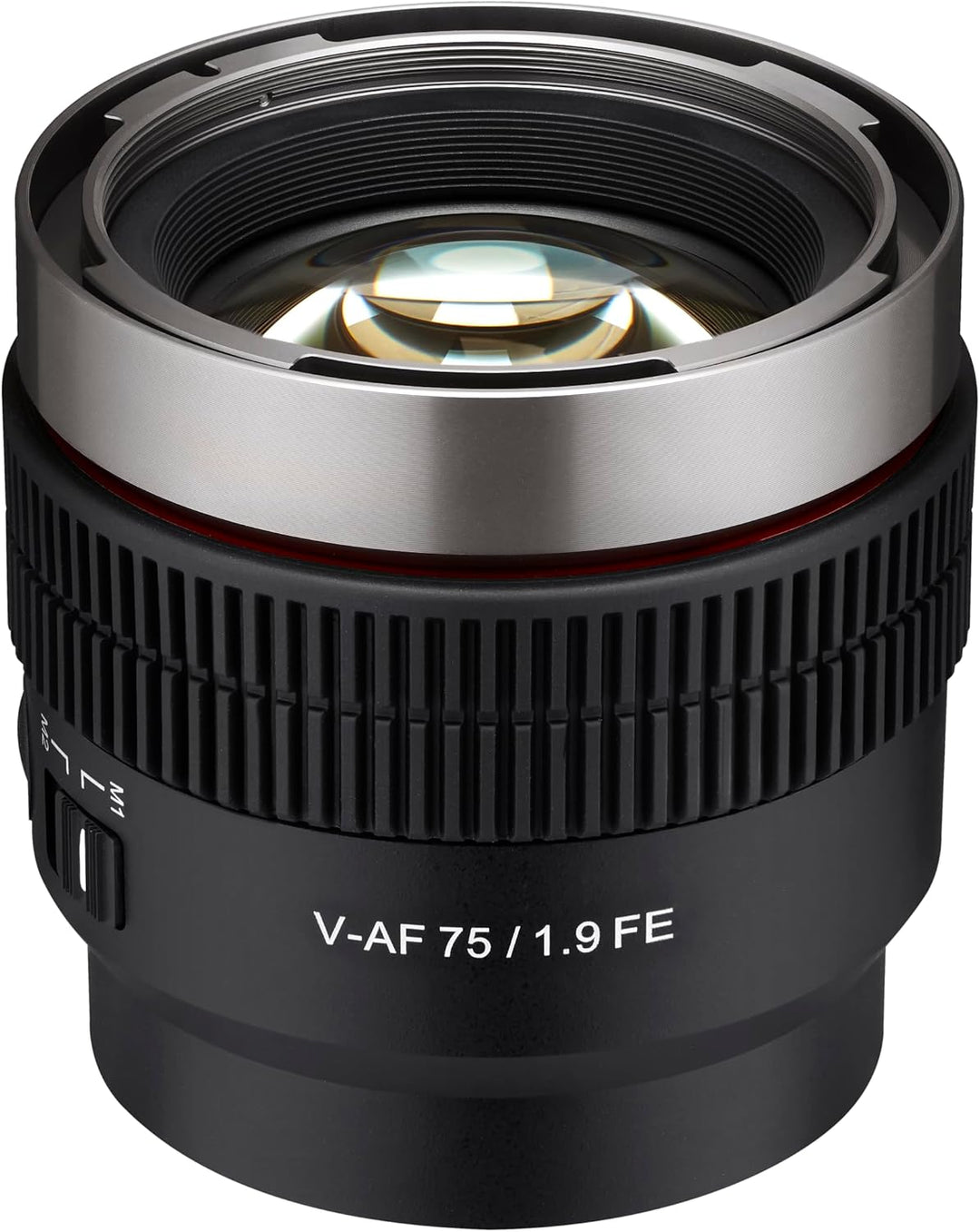 Samyang V-AF 75mm T1,9 FE für Sony E, Videoobjektiv, Auto Fokus Objektiv, Cine Lens 8K Unterstützung