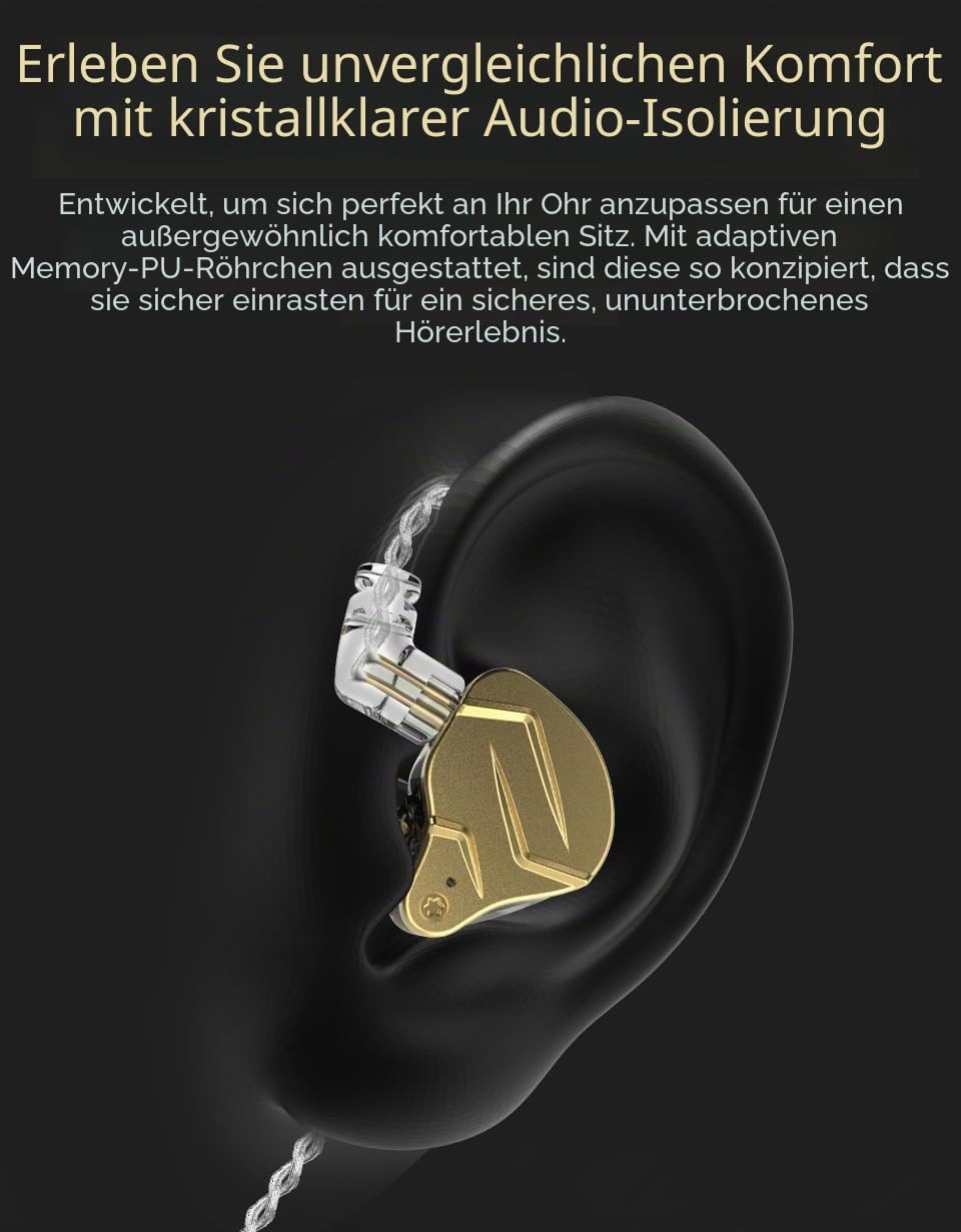 CCA KZ ZSN Pro X In Ear Kopfhörer 1BA 1DD Stereo Earbuds Kopfhörer HiFi Sport Gaming 3.5 mm Wagenheb