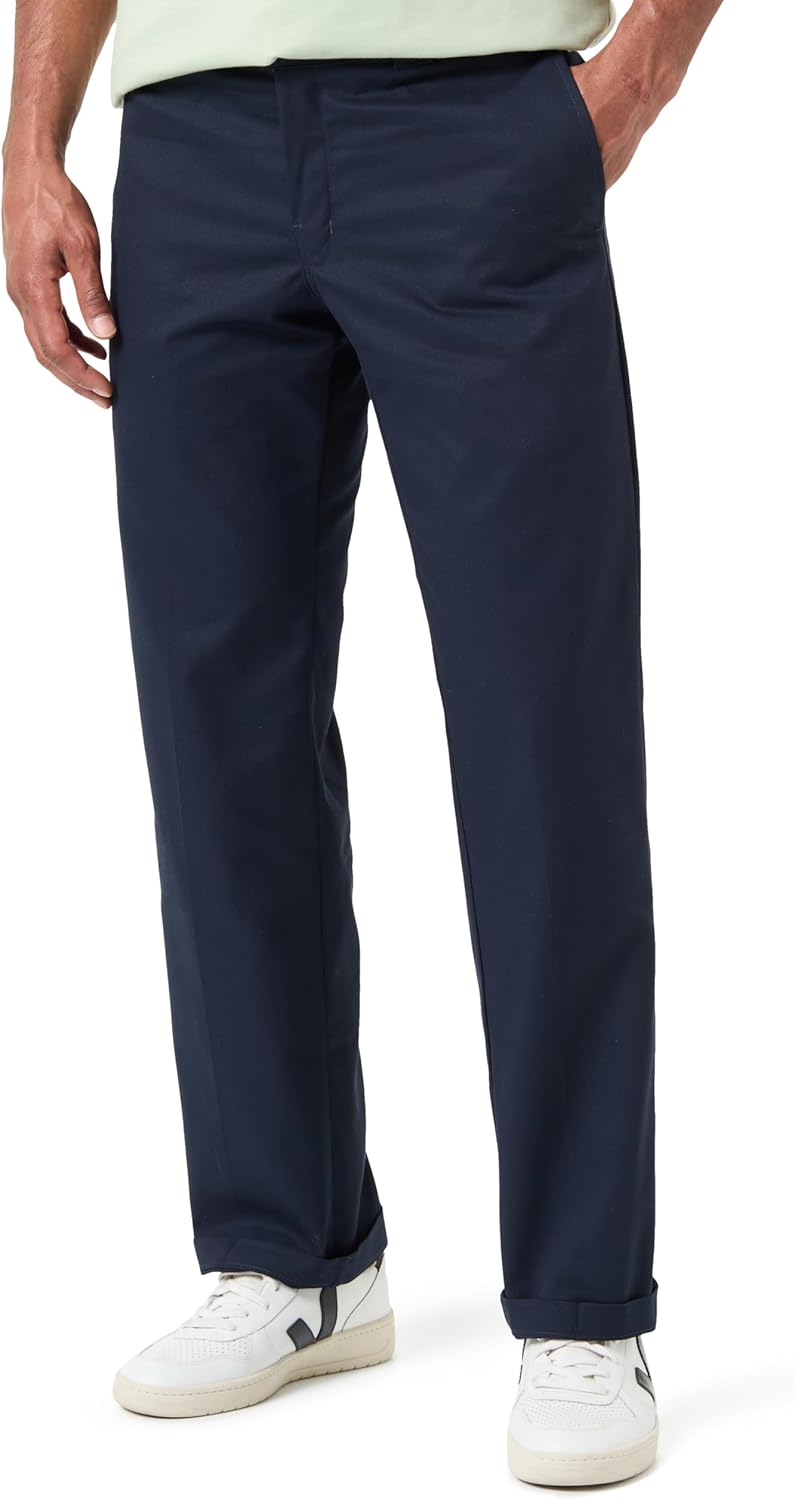 Dickies Herren Flex Regular Work Pants Trouser 38W / 32L Dark Navy, 38W / 32L Dark Navy