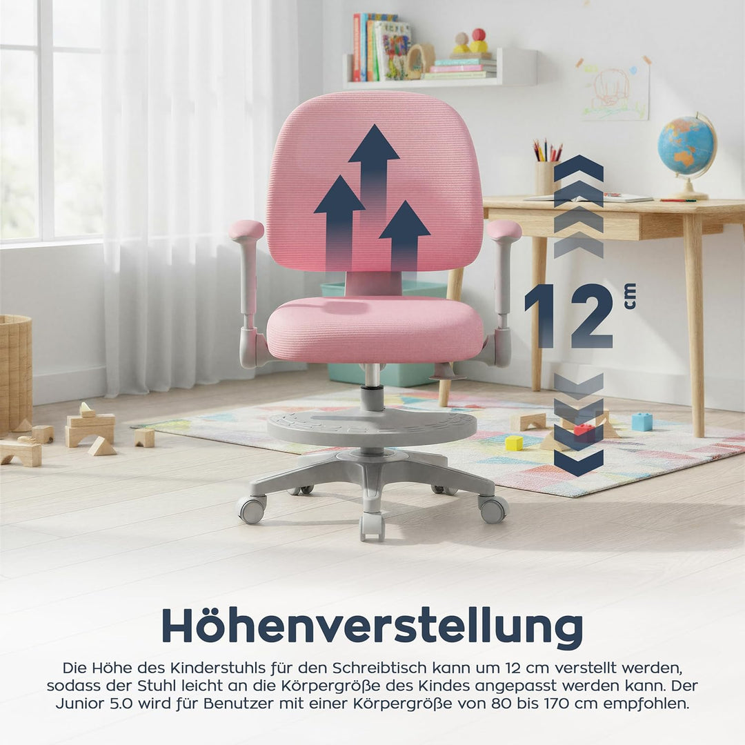 MARK ADLER Junior 5.0 ergonomischer Schreibtischstuhl Kinder – Mitwachsender Kinder Schreibtischstuh