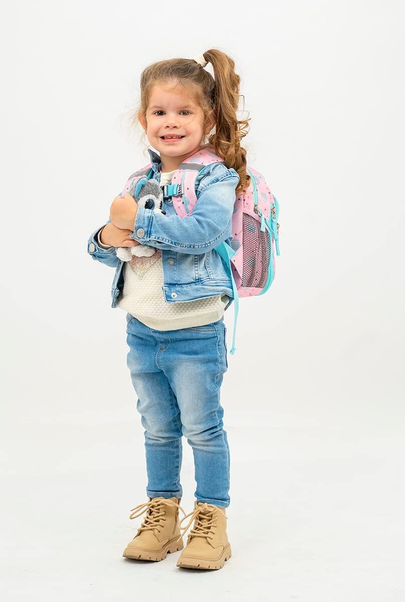 Belmil Kinderrucksack Mädchen für 1-3 Jährige - Super Leichte 260 g/Kindergarten/Krippenrucksack Kin