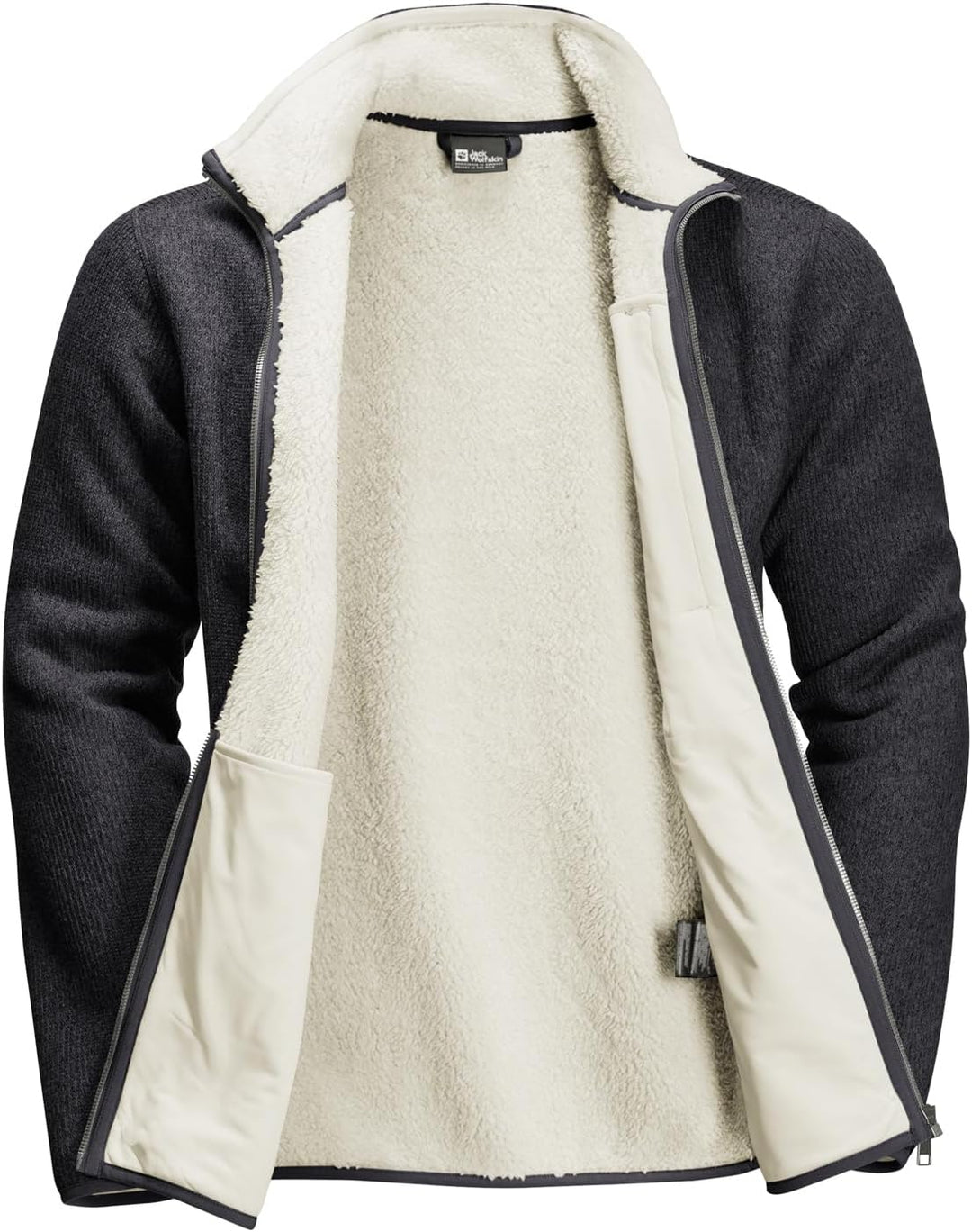 Jack Wolfskin Herren Robson Fjord Jacket Fleece-Jacke, S phantom