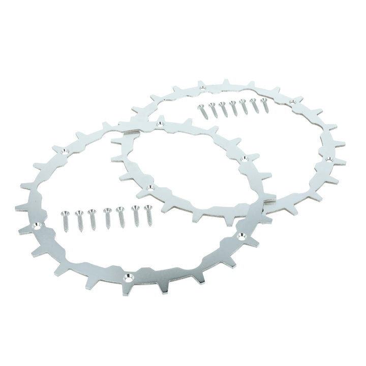 vhbw 2x Spikes kompatibel mit Gardena SILENO city 300 | 250 Smart, 400, 250 Mähroboter - Edelstahl,