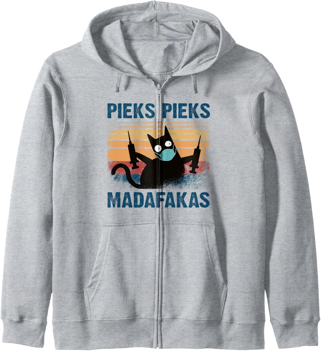 Pieks Pieks Madafakas Impfung Geimpft Kapuzenjacke
