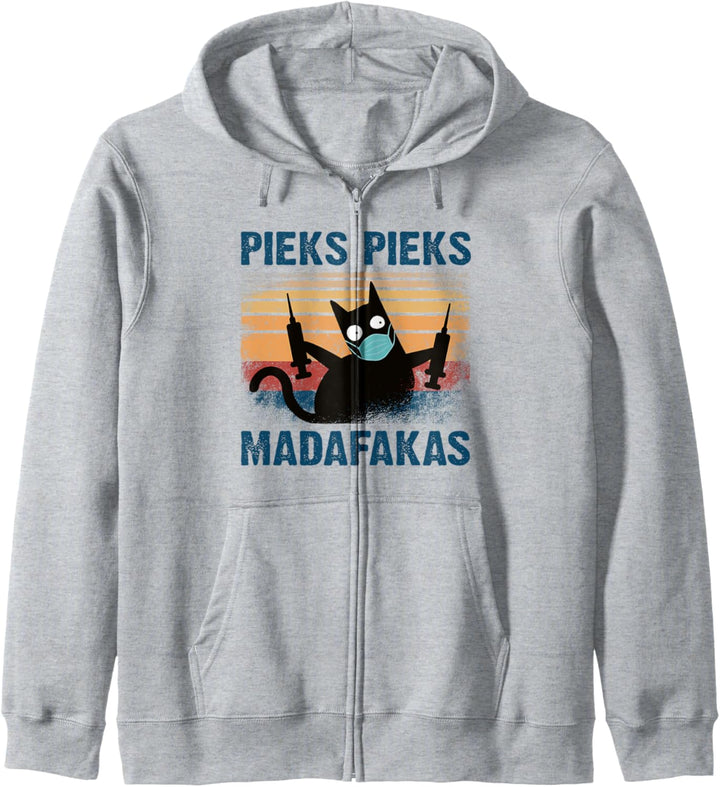 Pieks Pieks Madafakas Impfung Geimpft Kapuzenjacke