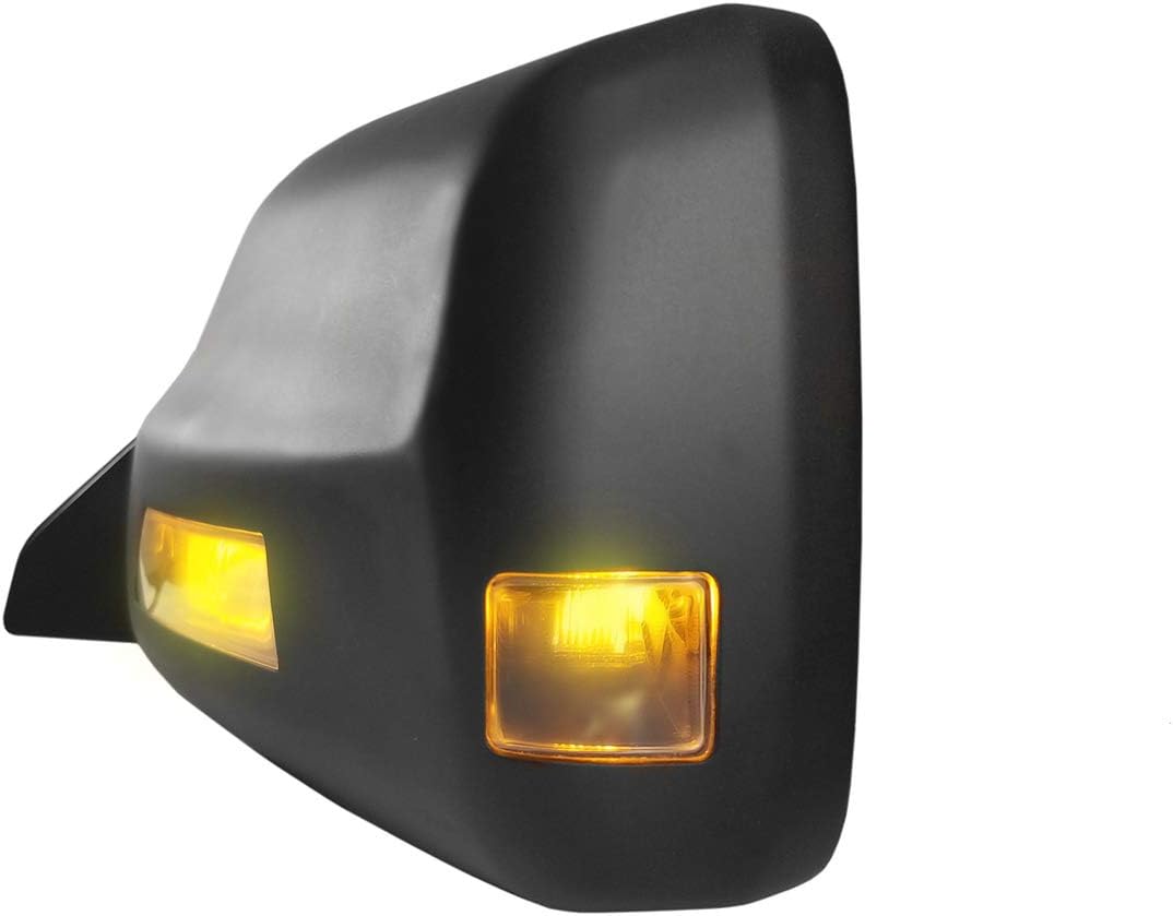 Fit System - 80730 Snap & Zap Custom Abschleppspiegel Paar für Ram 1500 Pick-up, schwarz