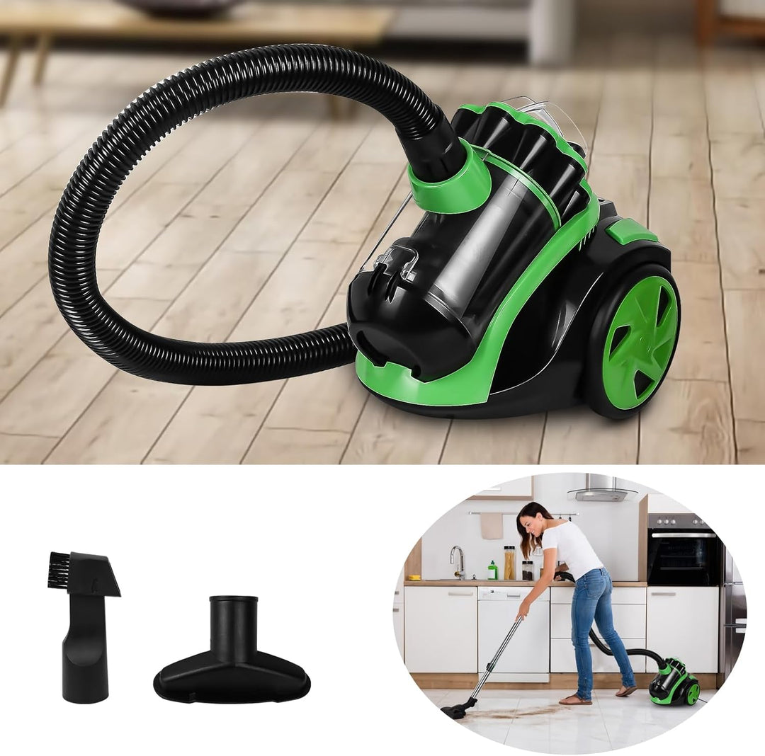 Herrselsam beutelloser staubsauger, Staubsauger 900 W Starke Saugleistung,Bodenstaubsauger HEPA-Filt