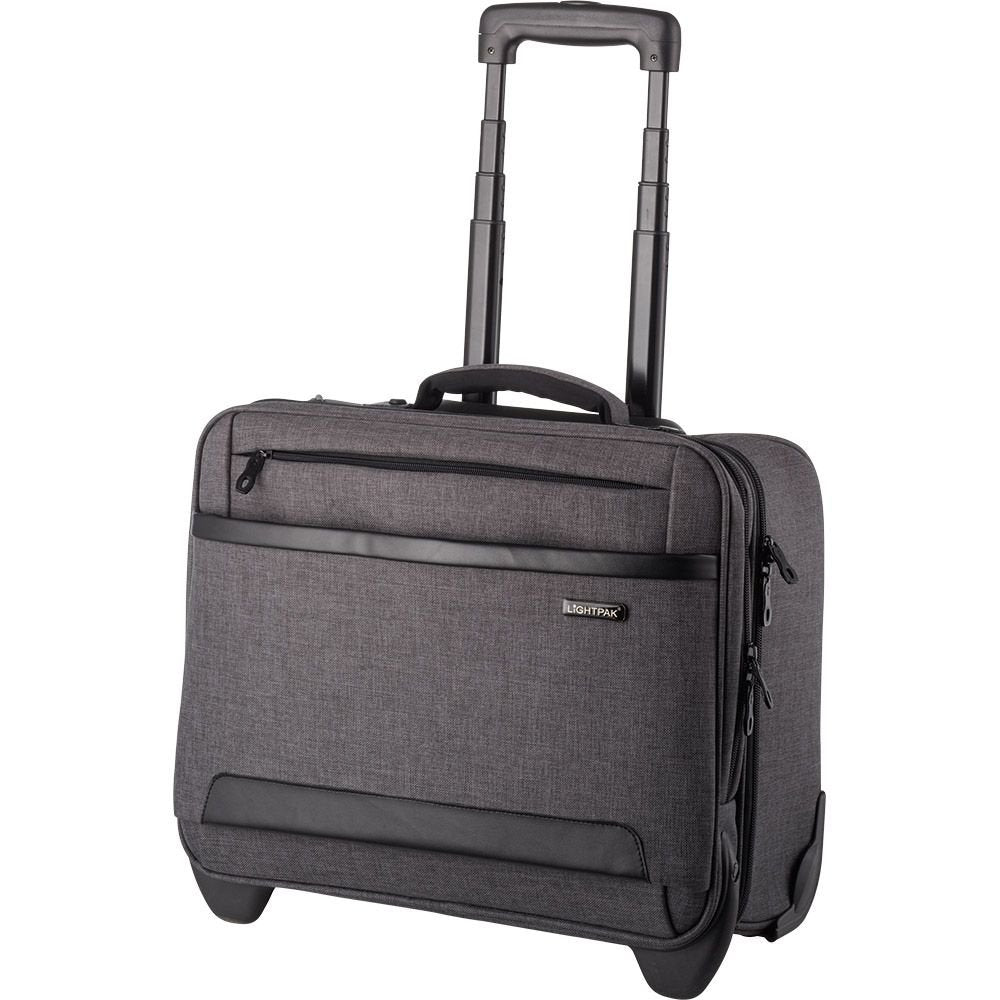 Lightpak Laptop-Trolley Arkon Rollkoffer, 42 cm, 22 L, Grau