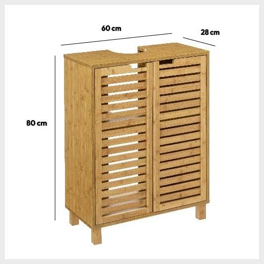 Unter Schrank Möbel sicela Bambus
