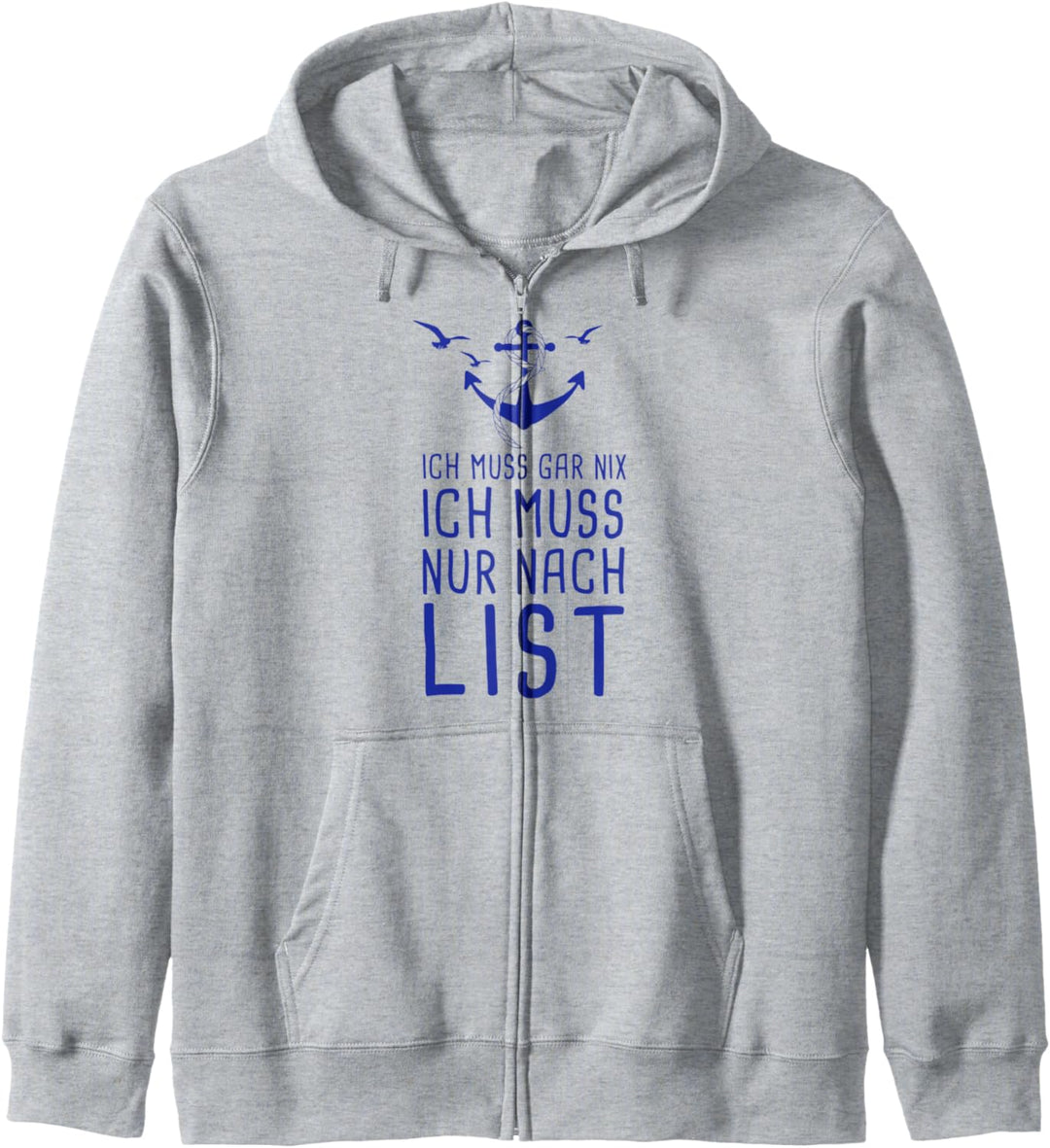Ich Muss Gar Nix Ich Muss Nur Nach List Sylt Nordsee Kapuzenjacke