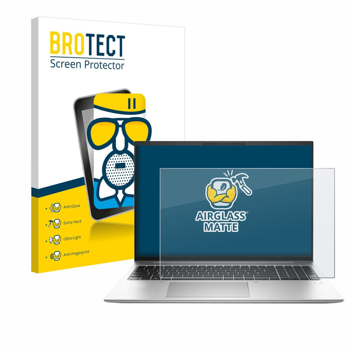 BROTECT Entspiegelungs Schutzglas für HP EliteBook 840 G9 Schutzfolie Panzer Folie Glas Matt [Extrem