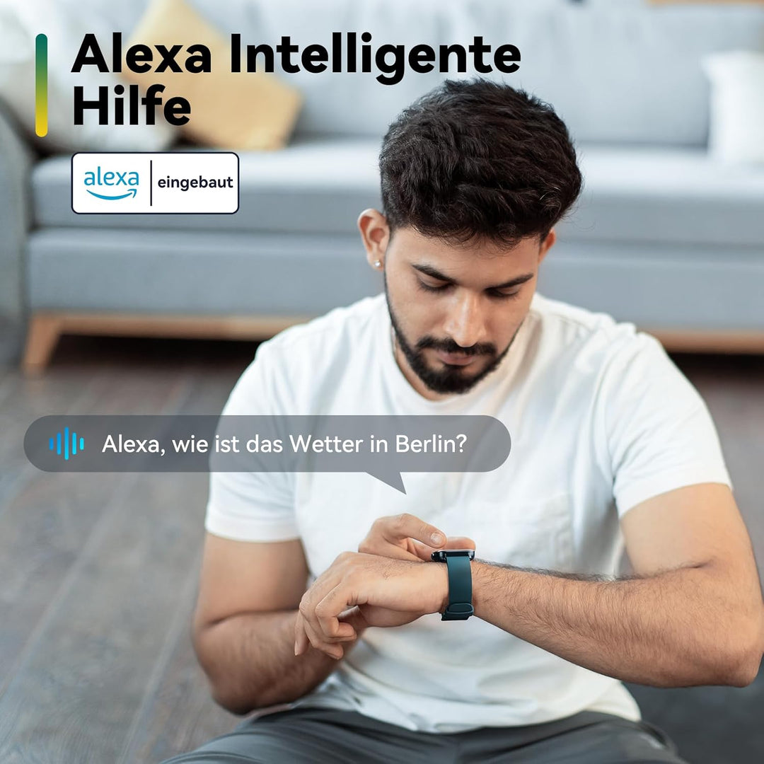 ENOMIR Smartwatch Damen Herren mit Telefonfunktion - Dunkelgrün 1,8" Dunkelgrün, 1,8" Dunkelgrün