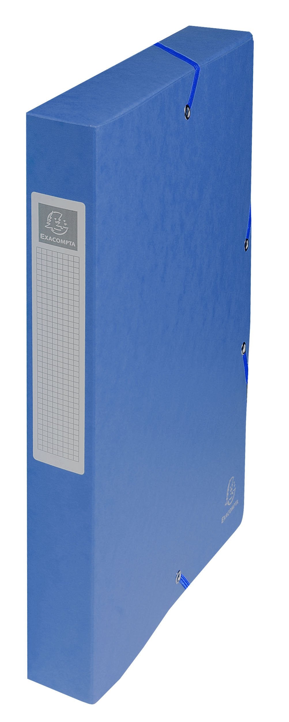 Exacompta 50402E 8er Pack Premium Sammelboxen Aufgebaut mit Gummizug 40 mm breit aus extra starkem C