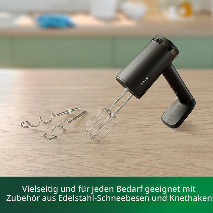 Philips 5000 series hand mixer, HR3781/00, 500W, 5 Speeds, Turbo function, Black