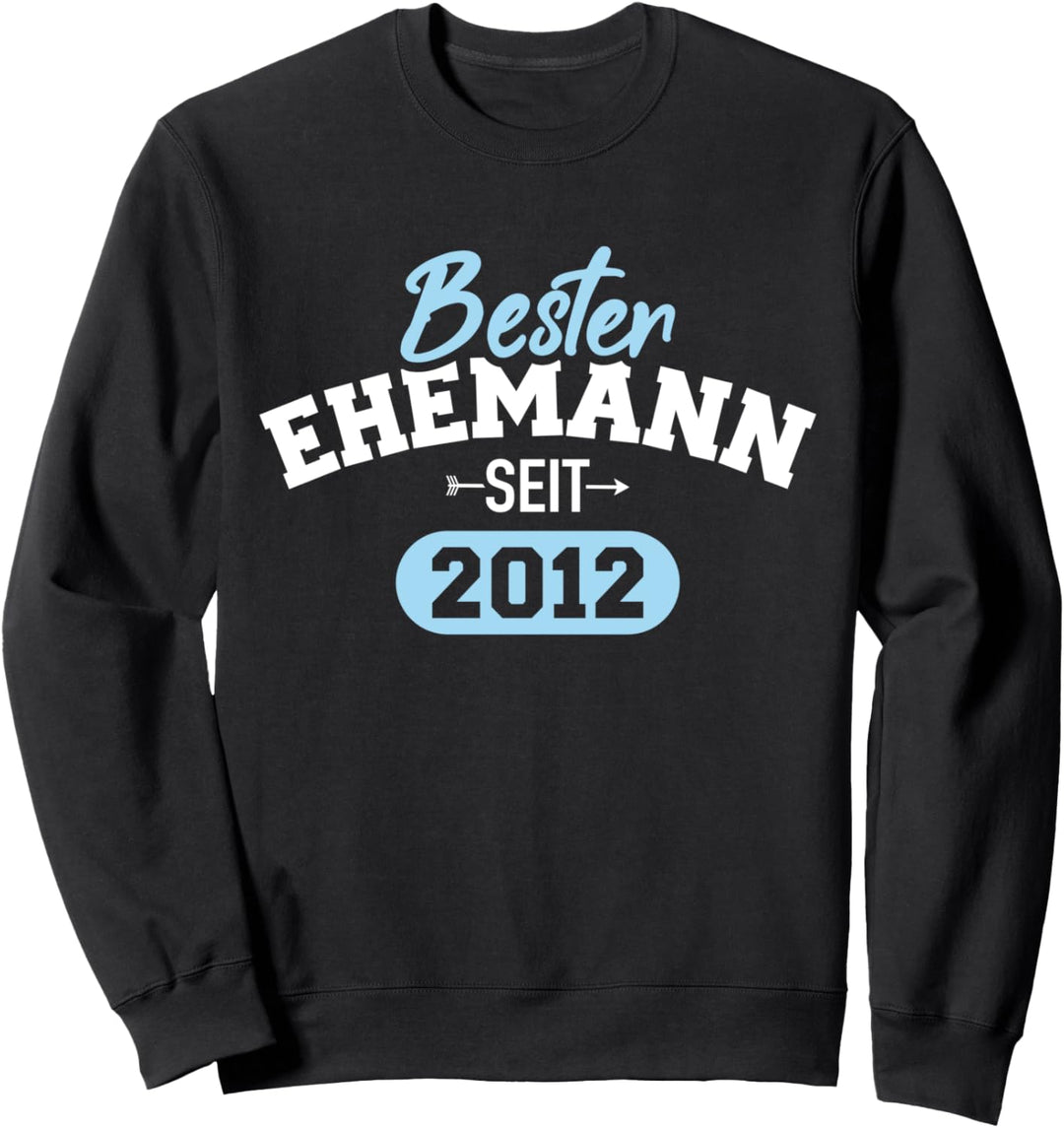 Bester Ehemann seit 2012 für 11. Hochzeitstag Sweatshirt