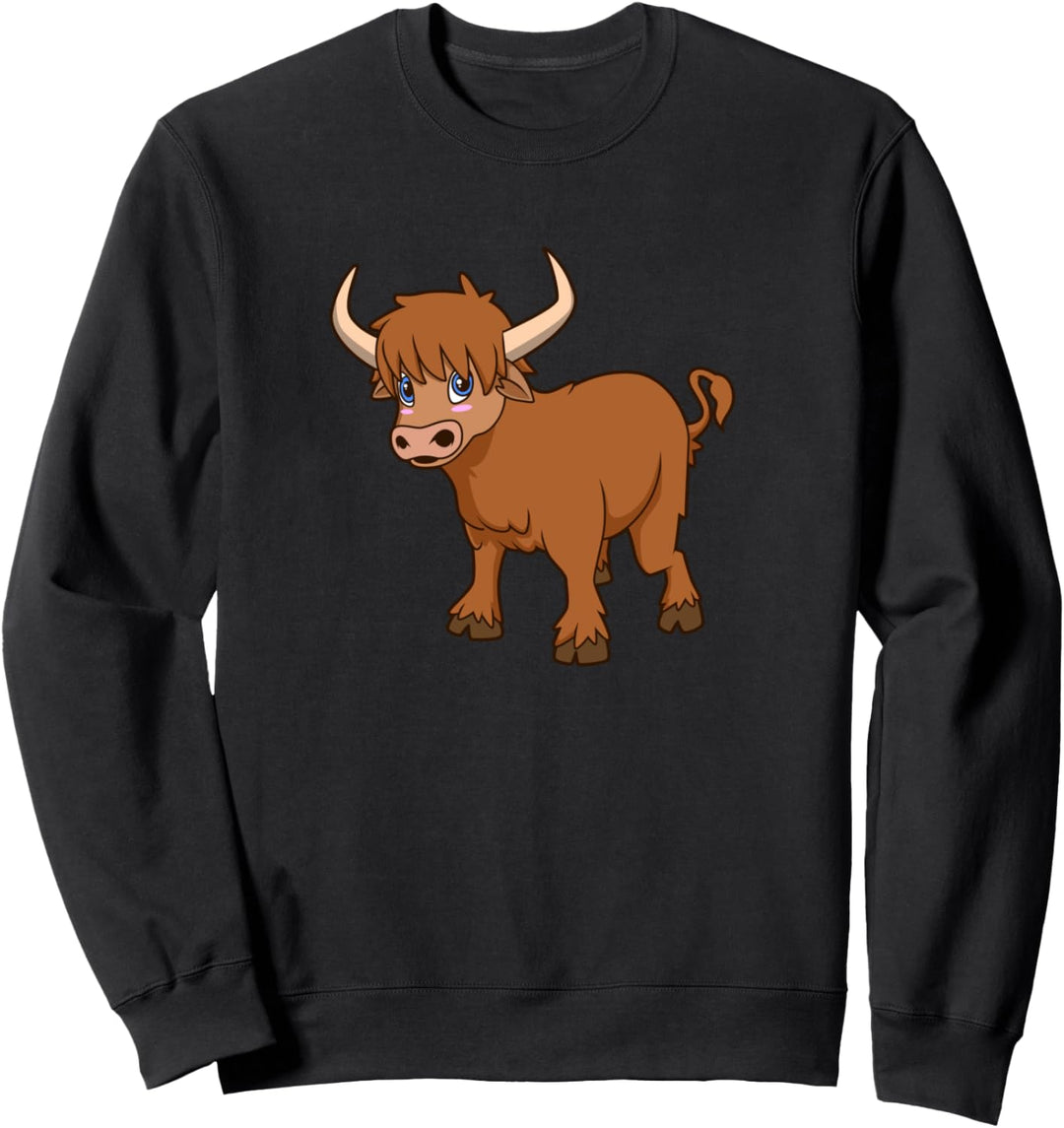 Kawaii Highland Cattle - Galloway Sweatshirt