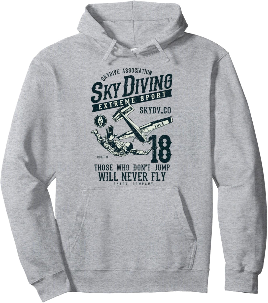 Fallschirmspringen Kleidung Fallschirmspringer Sky Diving Pullover Hoodie
