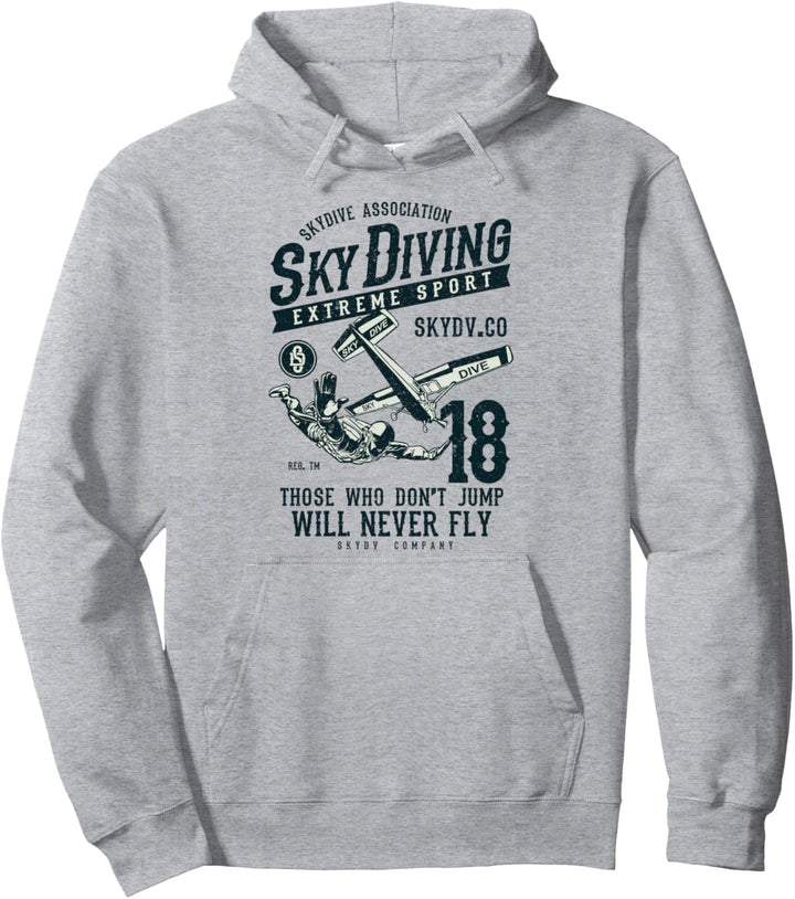 Fallschirmspringen Kleidung Fallschirmspringer Sky Diving Pullover Hoodie