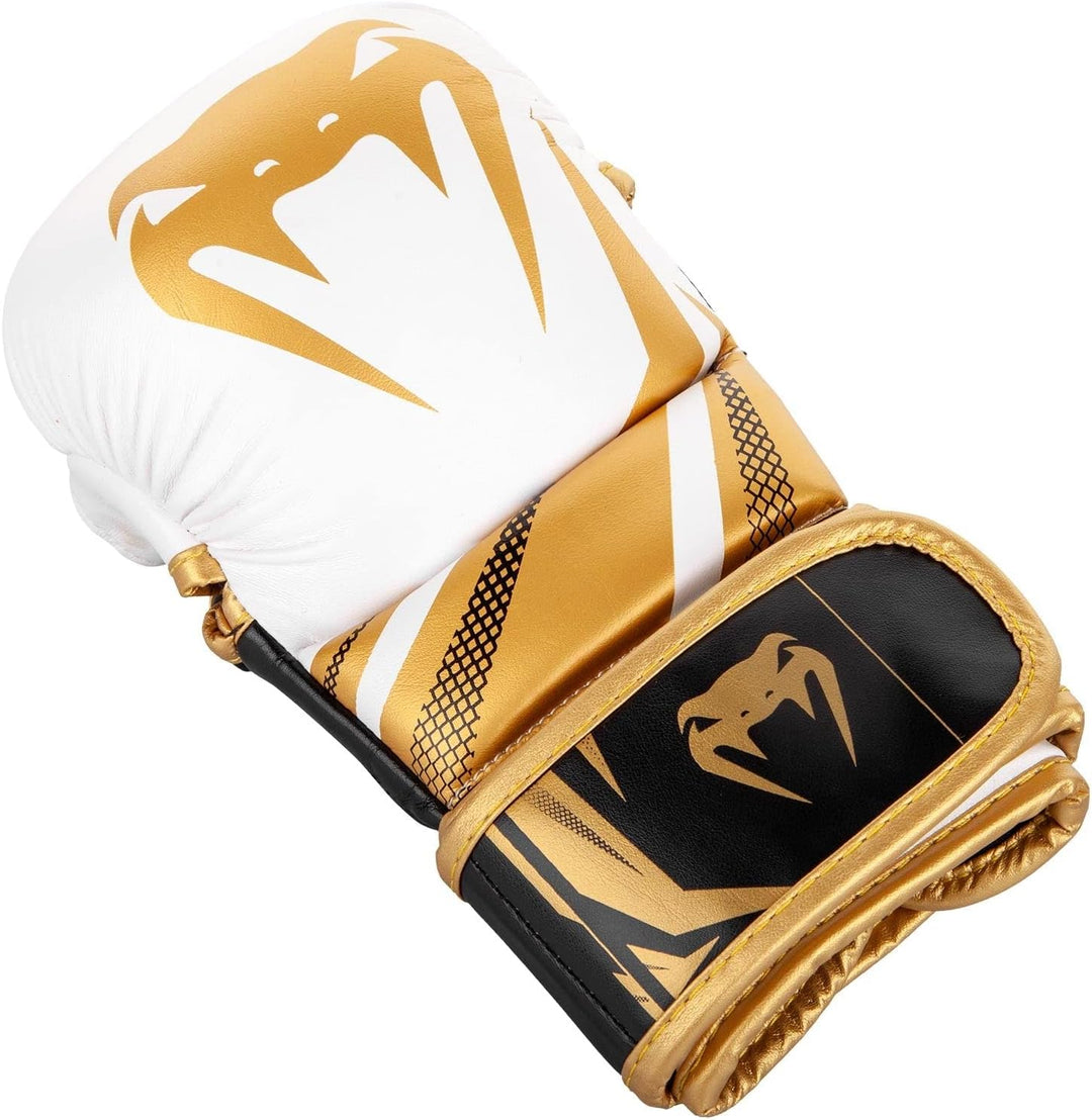 MMA Handschue Sparring Challenger 3.0 Weiss/Schwarz/Gold S, Weiss/Schwarz/Gold S